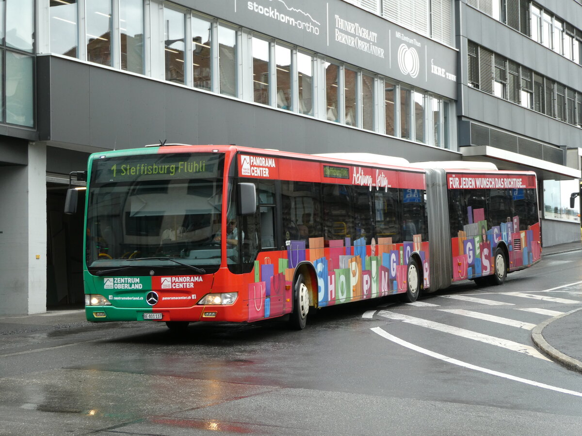 (237'429) - STI Thun - Nr. 137/BE 801'137 - Mercedes am 24. Juni 2022 in Thun, Rampenstrasse