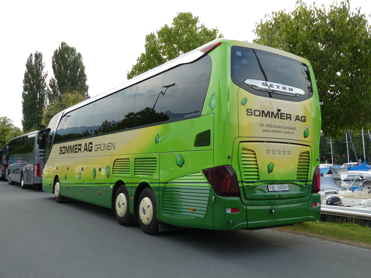 (238'319) - Sommer, Grnen - BE 26'858 - Setra am 22. Juli 2022 in Thun, Strandbad