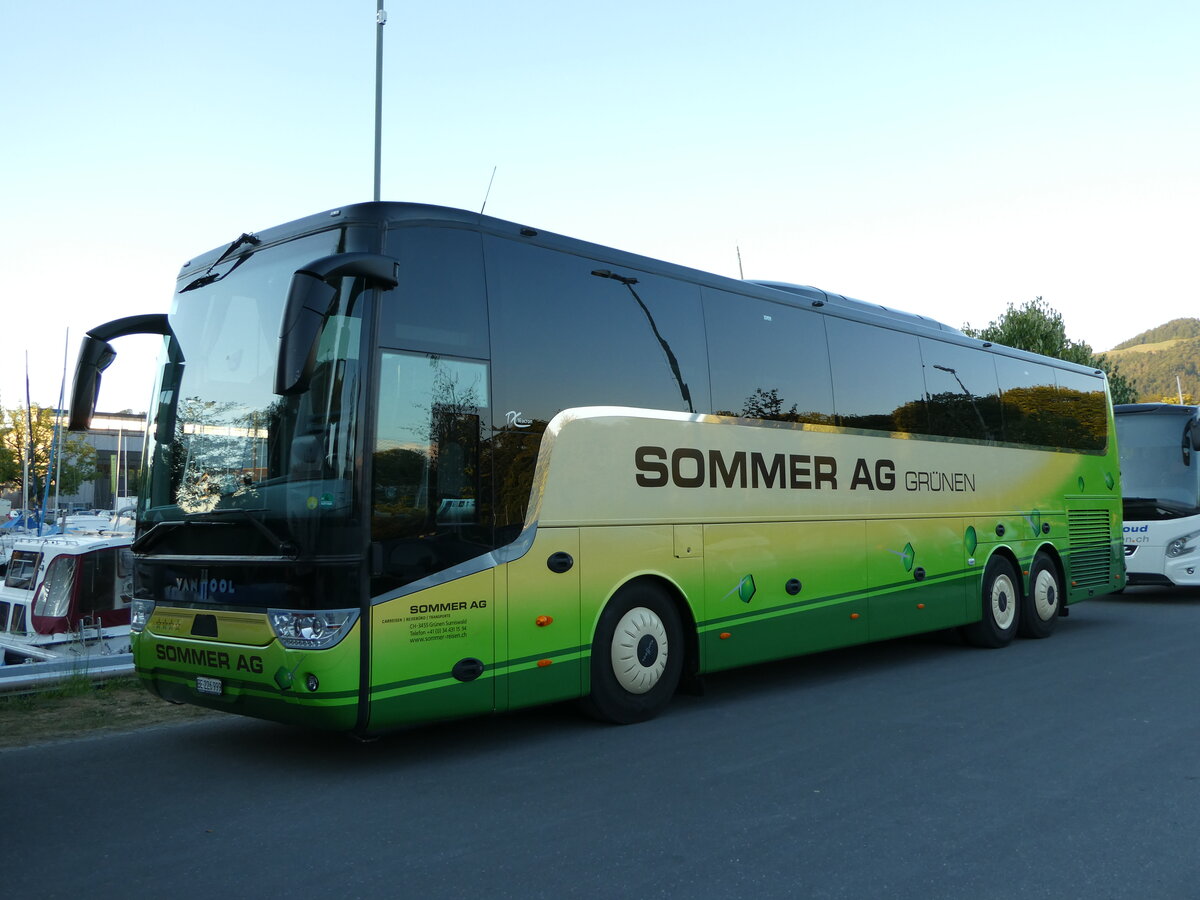 (238'993) - Sommer, Grnen - BE 226'999 - Van Hool am 12. August 2022 in Thun, Strandbad