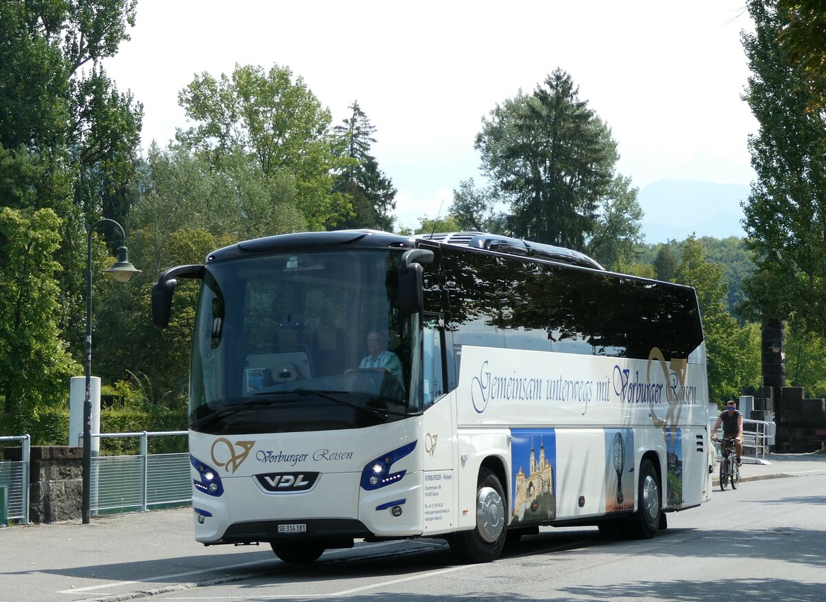 (239'095) Vorburger, Buchs - SG 314'181 - VDL am 17. August 2022 bei der Schifflndte Thun