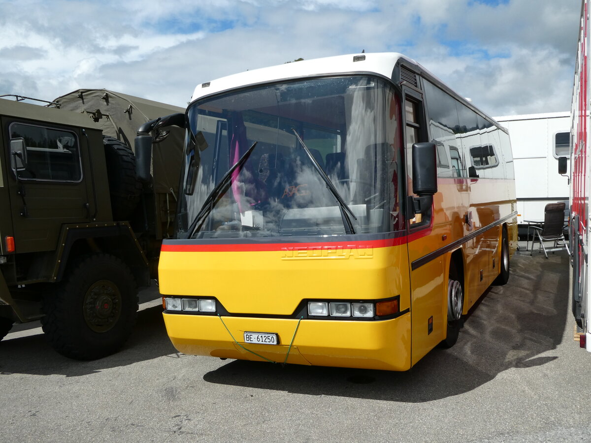 (239'130) - Lthi, Kriligen - BE 61'250 - Neoplan (ex Autopostale, Croglio) am 20. August 2022 in Wildhaus, Munzenriet