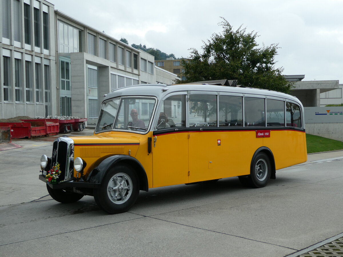 (239'523) - Zollikofer, Berg - TG 16'881 - Saurer/Hnni (ex Reusser, Thun; ex Kontiki, Wettingen; ex Nussbaumer, Ganterschwil) am 27. August 2022 in Oberkirch, CAMPUS Sursee