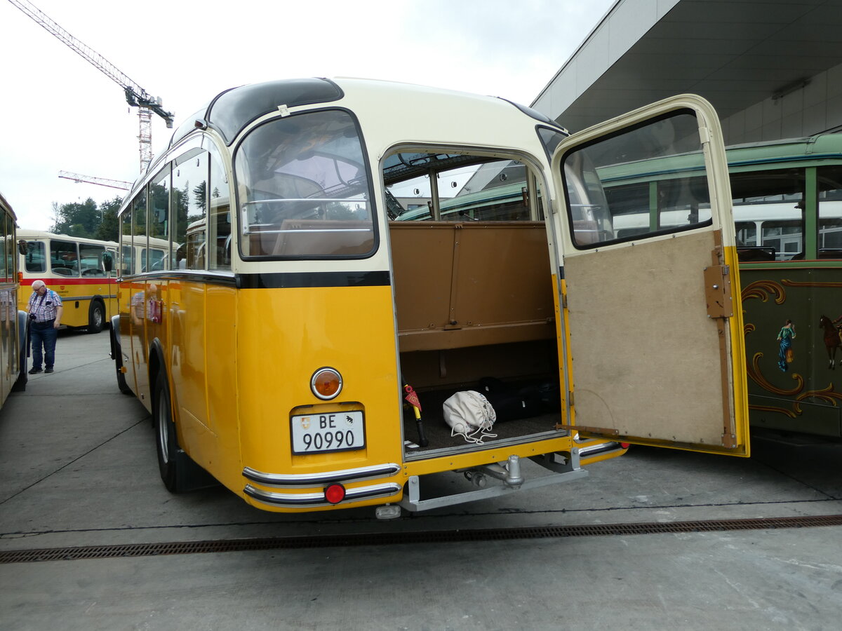 (239'595) - Ritter, Schpbach - BE 90'990 - Saurer/Gangloff (ex Linder, Einigen; ex P 23'146; ex P 2215) am 27. August 2022 in Oberkirch, CAMPUS Sursee