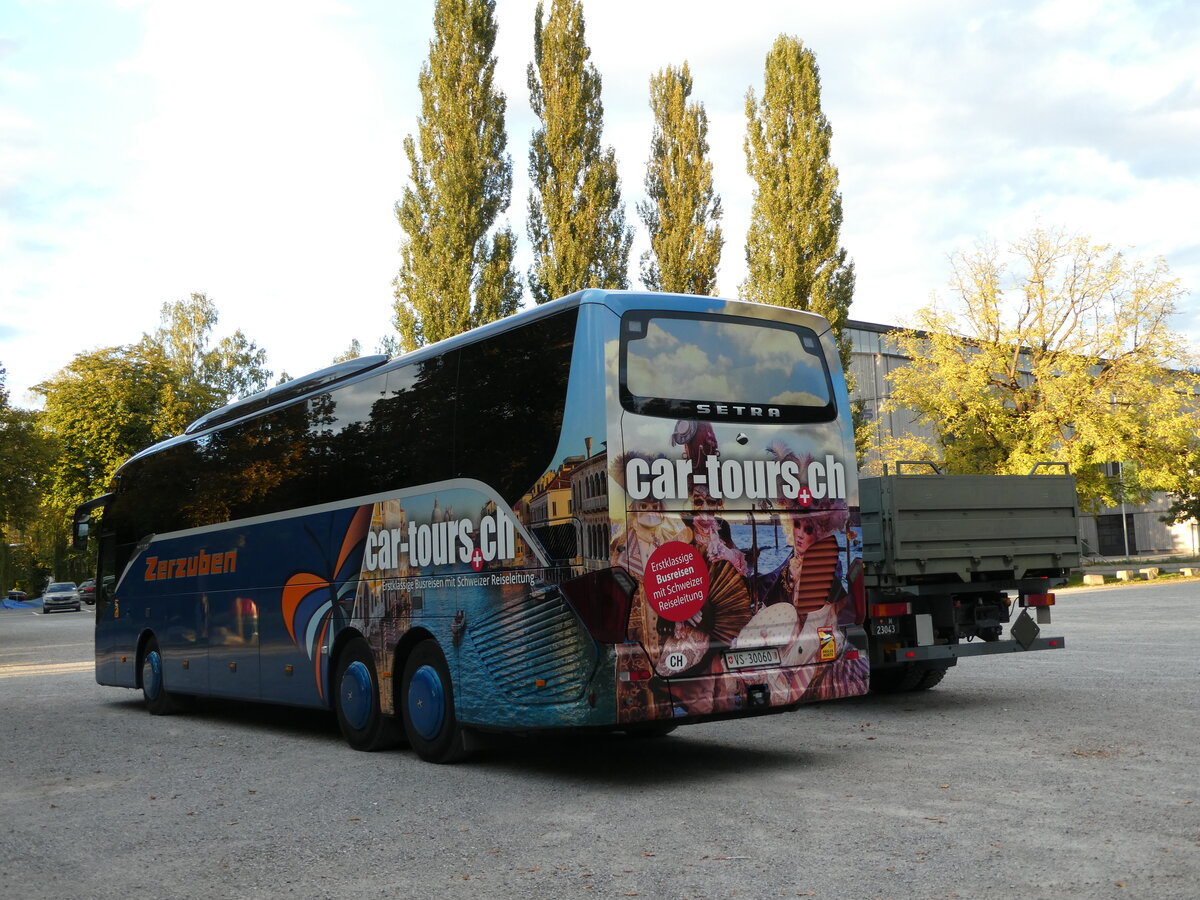 (240'146) - Zerzuben, Visp-Eyholz - Nr. 3/VS 30'060 - Setra am 20. September 2022 in Thun, Lachenwiese