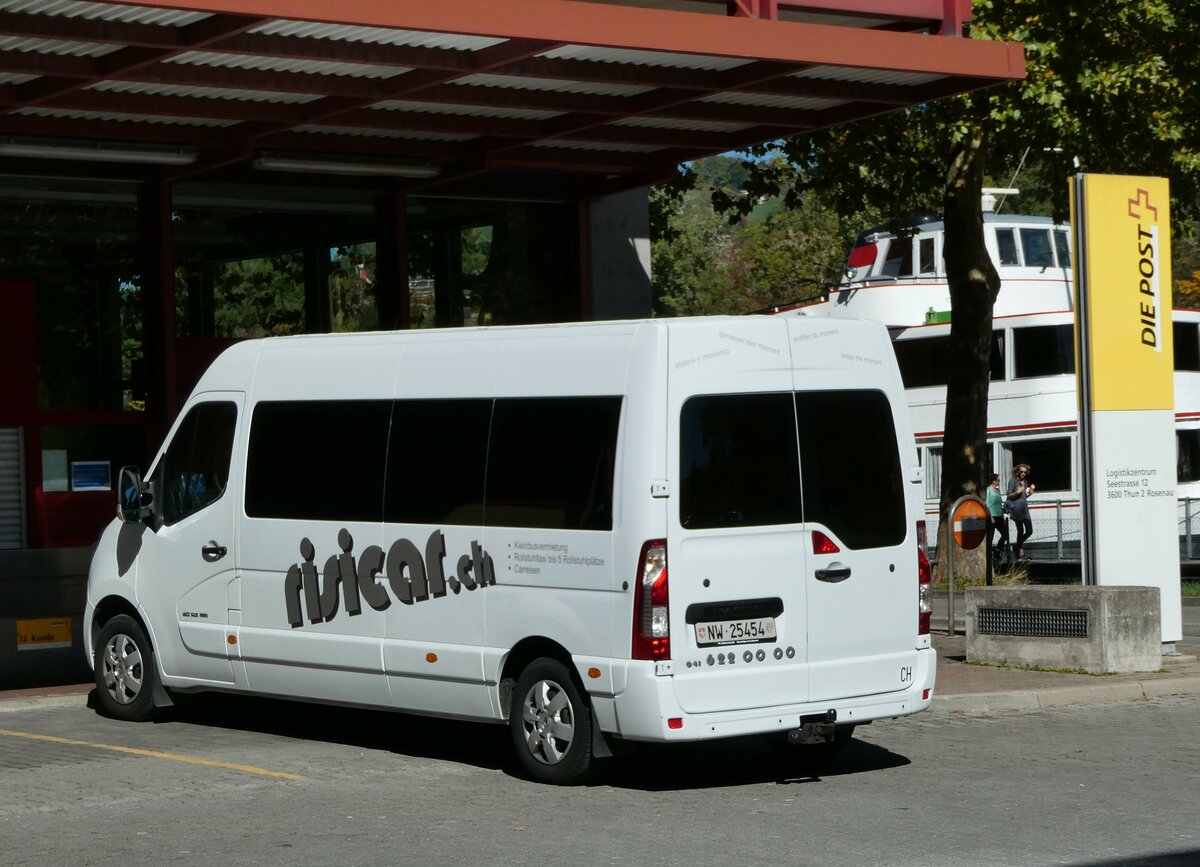 (240'627) - Risicar, Dallenwil - NW 25'454 - Renault am 5. Oktober 2022 in Thun, Rosenau