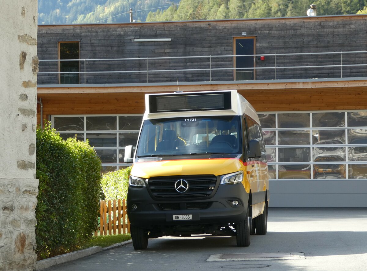 (241'187) - Balzarolo, Poschiavo - GR 3055 - Mercedes am 13. Oktober 2022 in Poschiavo, Garage