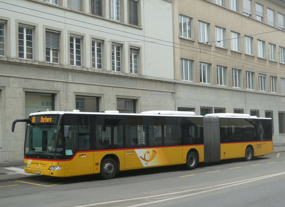 (241'906) - Steiner, Ortschwaben - Nr. 5/BE 175'180 - Mercedes am 29. Oktober 2022 beim Bahnhof Biel