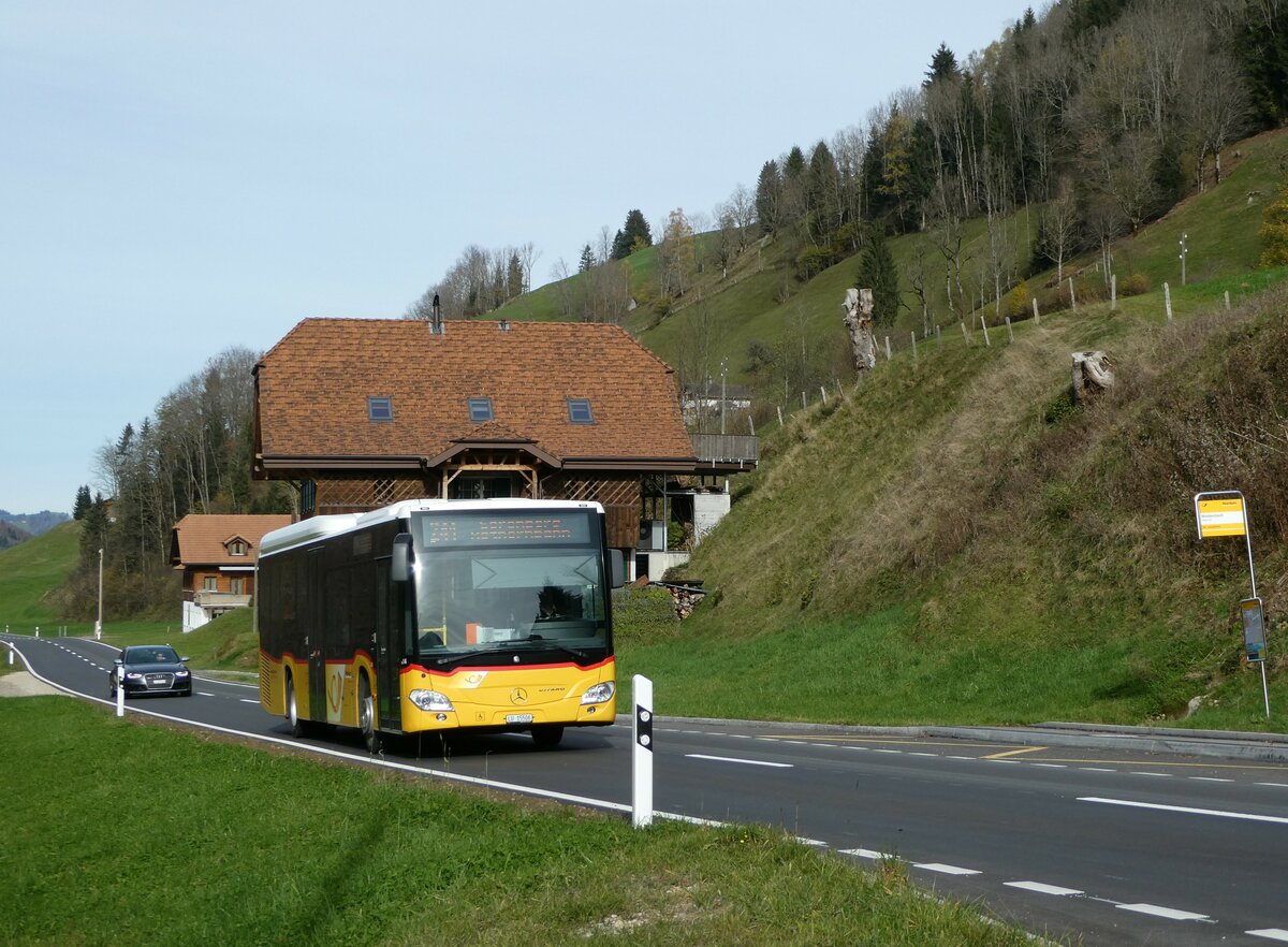 (242'414) - Amstein, Willisau - Nr. MB 14/LU 15'506 - Mercedes am 11. November 2022 in Flhli, Matzenbach