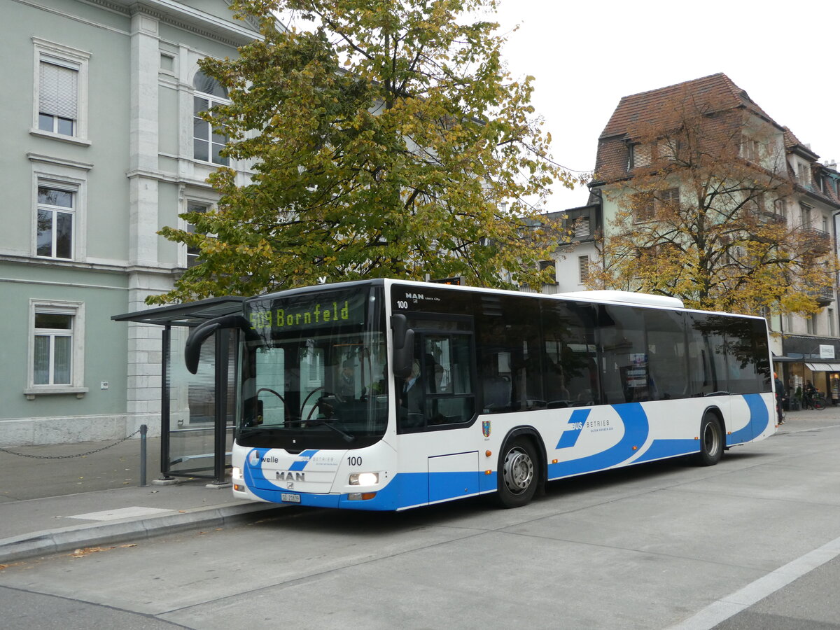 (242'574) - BOGG Wangen b.O. - Nr. 100/SO 21'839 - MAN am 12. November 2022 in Olten, Konradstrasse