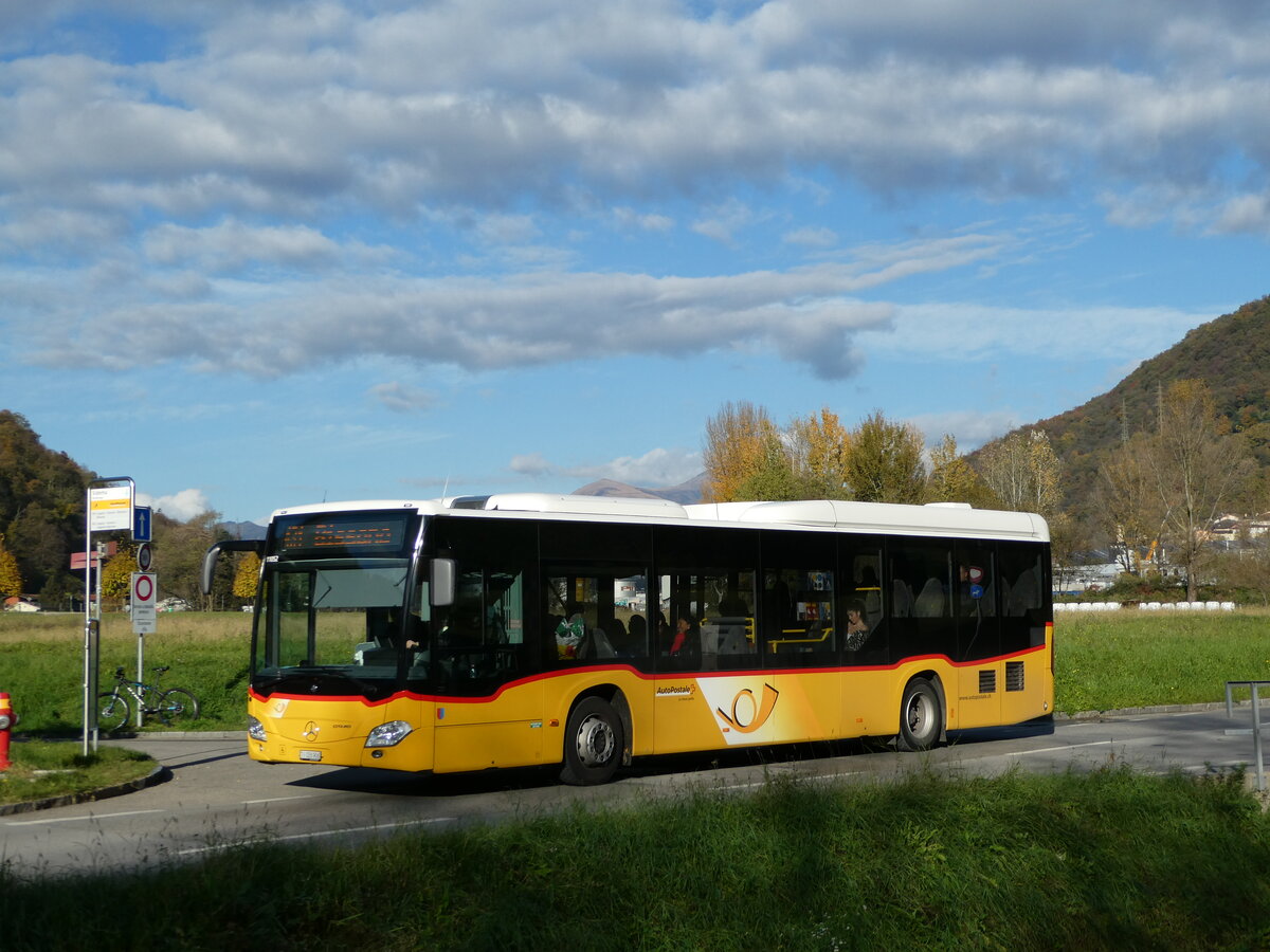 (242'934) - AutoPostale Ticino - Nr. 556/TI 326'906 - Mercedes am 17. November 2022 in Barbengo, Sidema