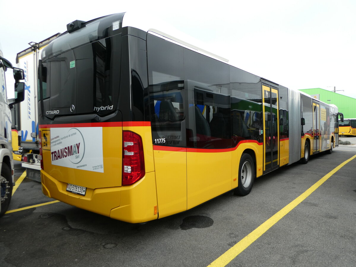 (243'190) - CarPostal Ouest - VD 578'138 - Mercedes am 27. November 2022 in Kerzers, Interbus