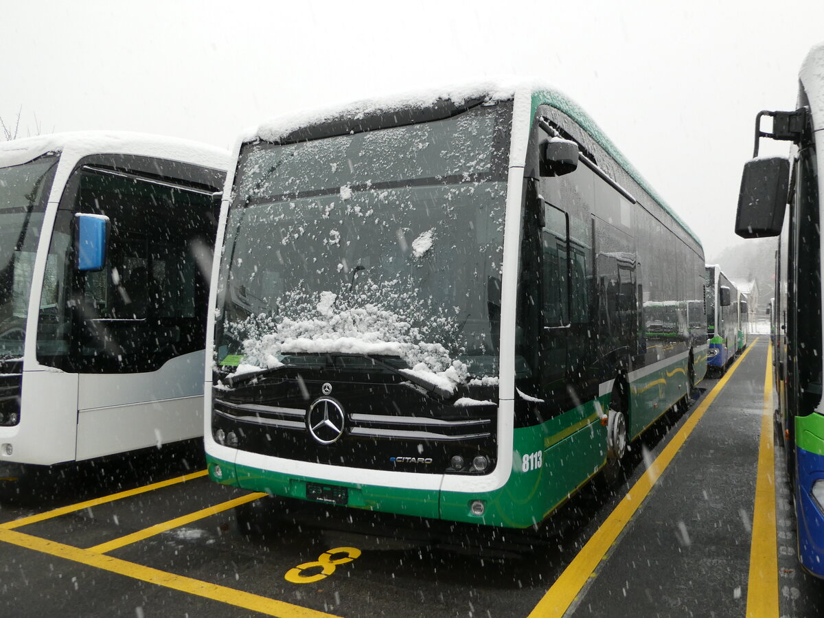 (243'694) - BVB Basel - Nr. 8113 - Mercedes am 10. Dezember 2022 in Winterthur, EvoBus