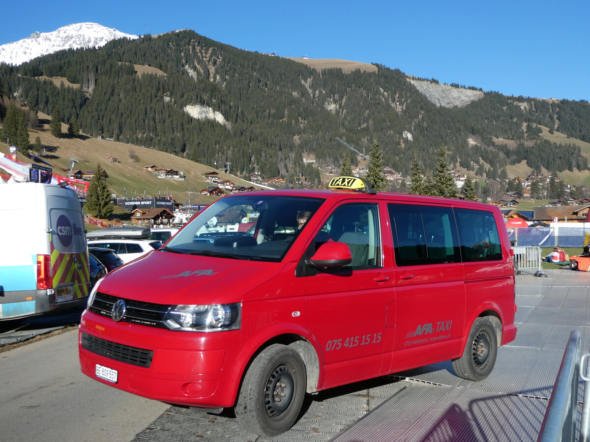 (244'632) - AFA Adelboden - BE 809'557 - VW am 7. Januar 2023 in Adelboden, Weltcup