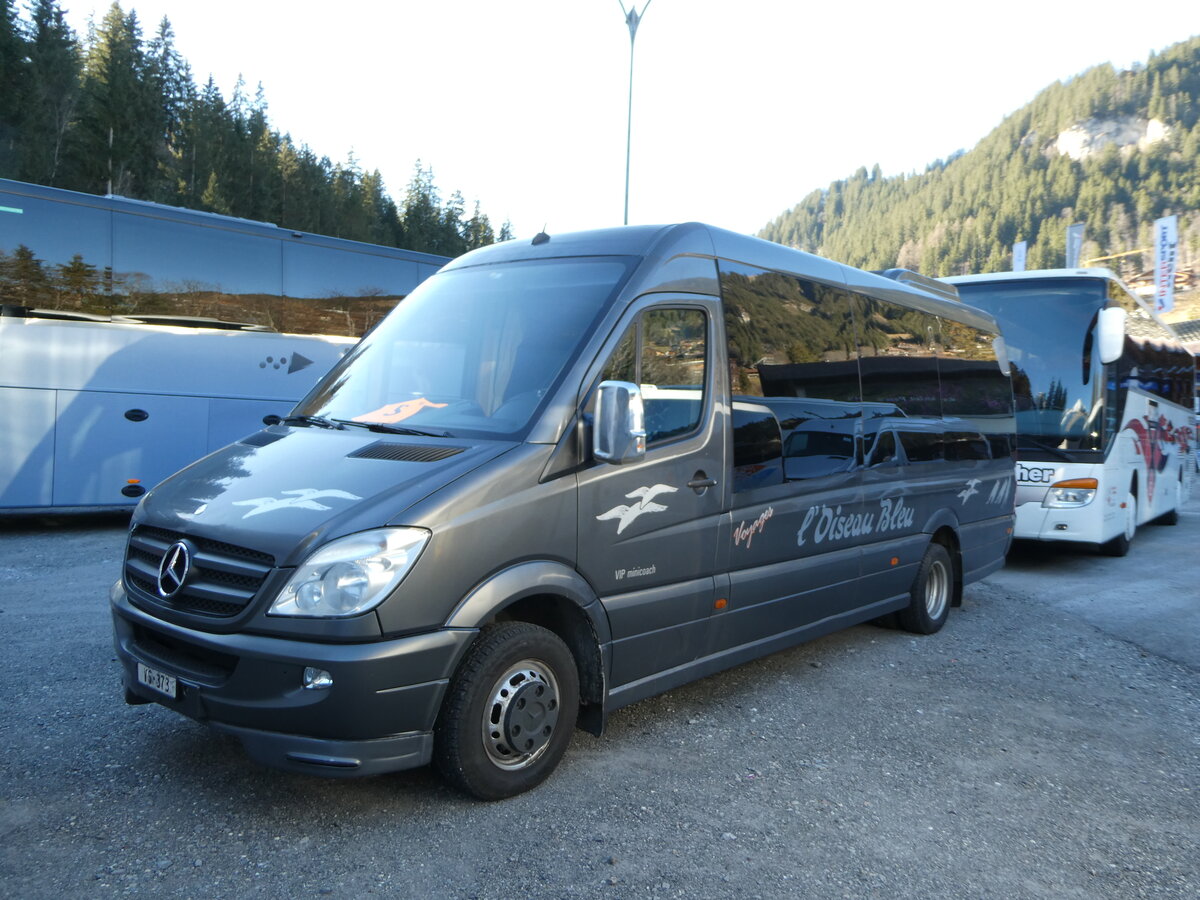 (244'746) - L'Oiseau Bleu, Sierre - VS 373 - Mercedes am 7. Januar 2023 in Adelboden, ASB