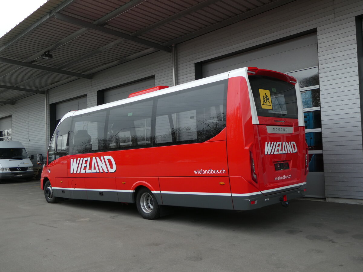 (245'469) - Wieland, Murten - Nr. 131 - Iveco/Rosero am 28. Januar 2023 in Kerzers, Interbus