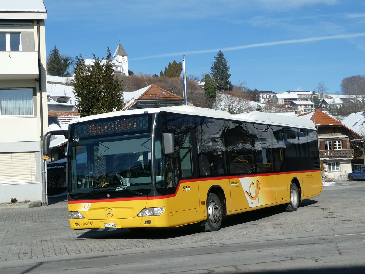 (245'573) - Engeloch, Riggisberg - Nr. 4/BE 520'404/PID 5198 - Mercedes am 30. Januar 2023 in Riggisberg, Post