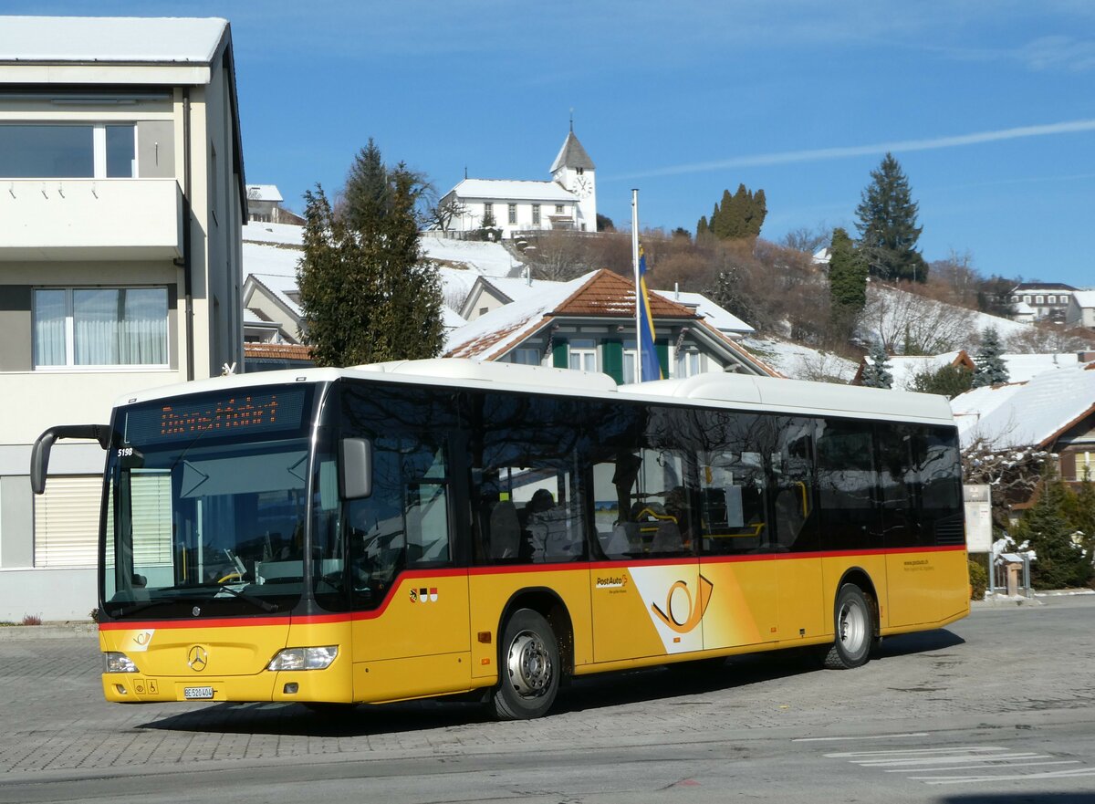 (245'574) - Engeloch, Riggisberg - Nr. 4/BE 520'404/PID 5198 - Mercedes am 30. Januar 2023 in Riggisberg, Post