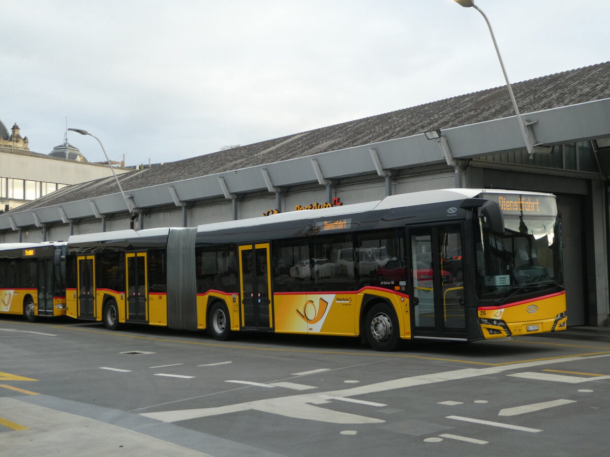 (245'633) - Steiner, Ortschwaben - Nr. 26/BE 79'379/PID 11'679 - Solaris am 2. Februar 2023 in Bern, Postautostation