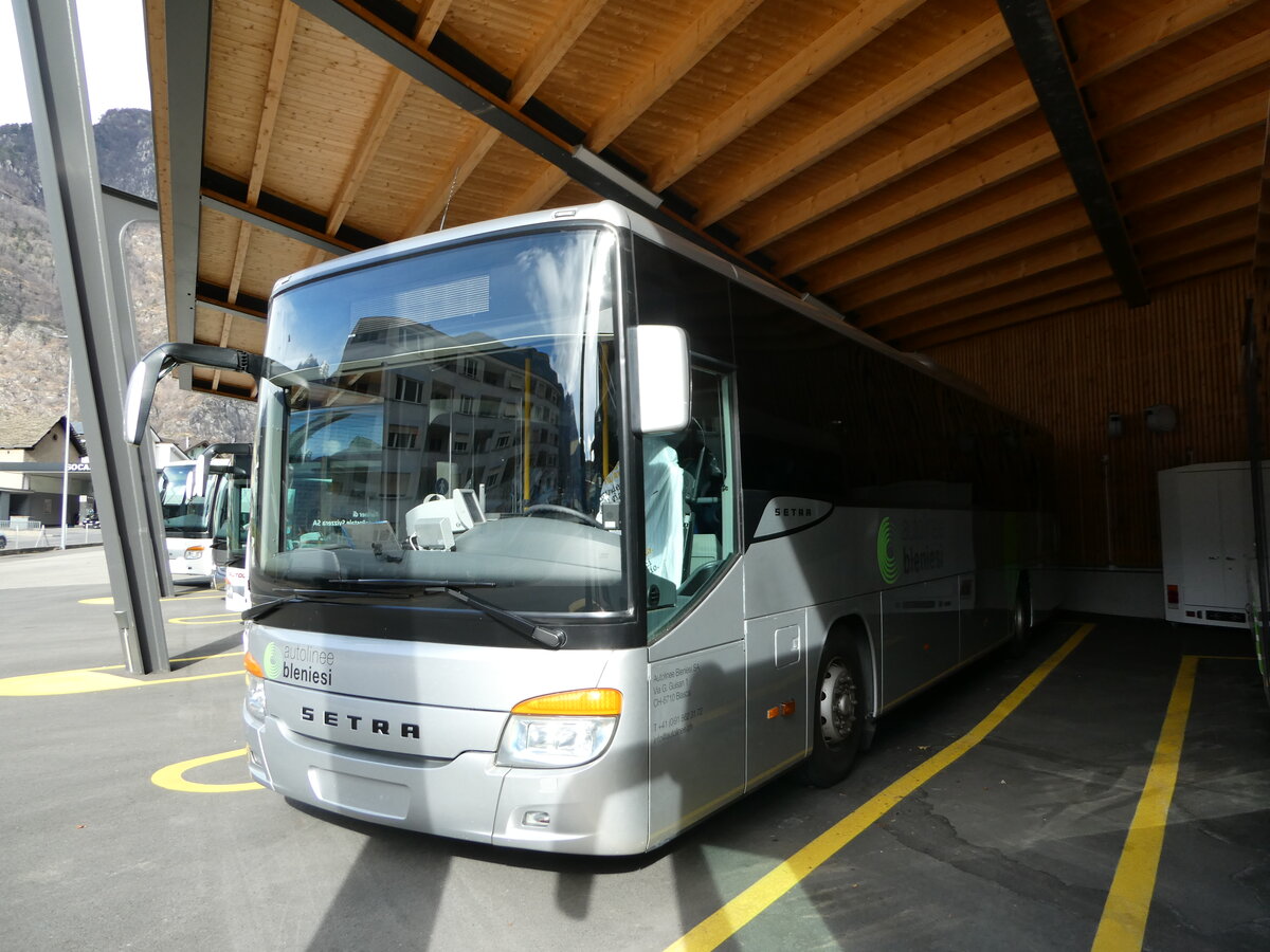 (245'802) - ABl Biasca - Nr. 34 - Setra (ex AMSA Chiasso Nr. 36) am 4. Februar 2023 in Biasca, Garage