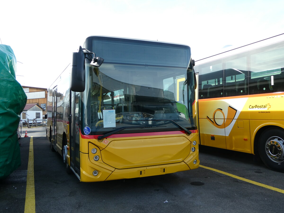 (246'314) - Gessinger, Bad Ragaz - (13701236) - Heuliez-Iveco am 18. Februar 2023 in Kerzers, Interbus