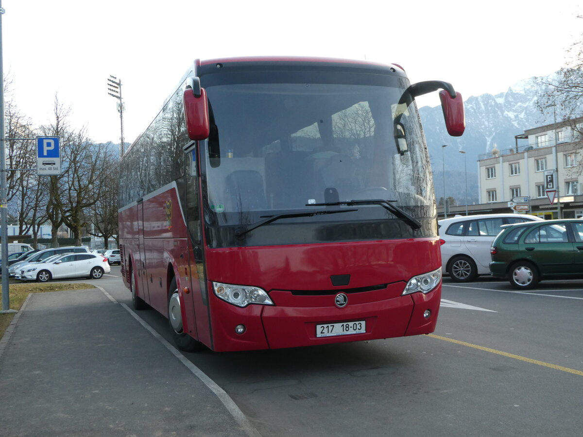 (246'344) - Aus Tschechien: Dukla Praha, Praha - 217 18-03 - Skoda am 18. Februar 2023 in Thun, Lachen