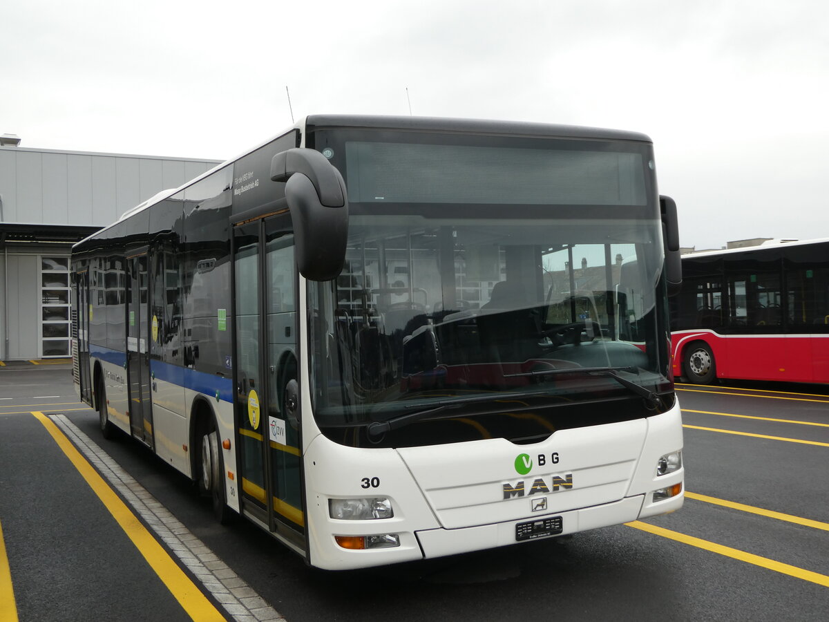 (246'561) - Maag, Kloten - Nr. 30 - MAN am 25. Februar 2023 in Winterthur, EvoBus