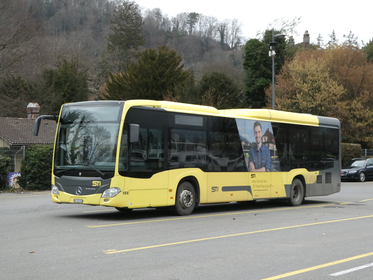 (246'628) - STI Thun - Nr. 156/BE 752'156 - Mercedes am 25. Februar 2023 bei der Schifflndte Thun