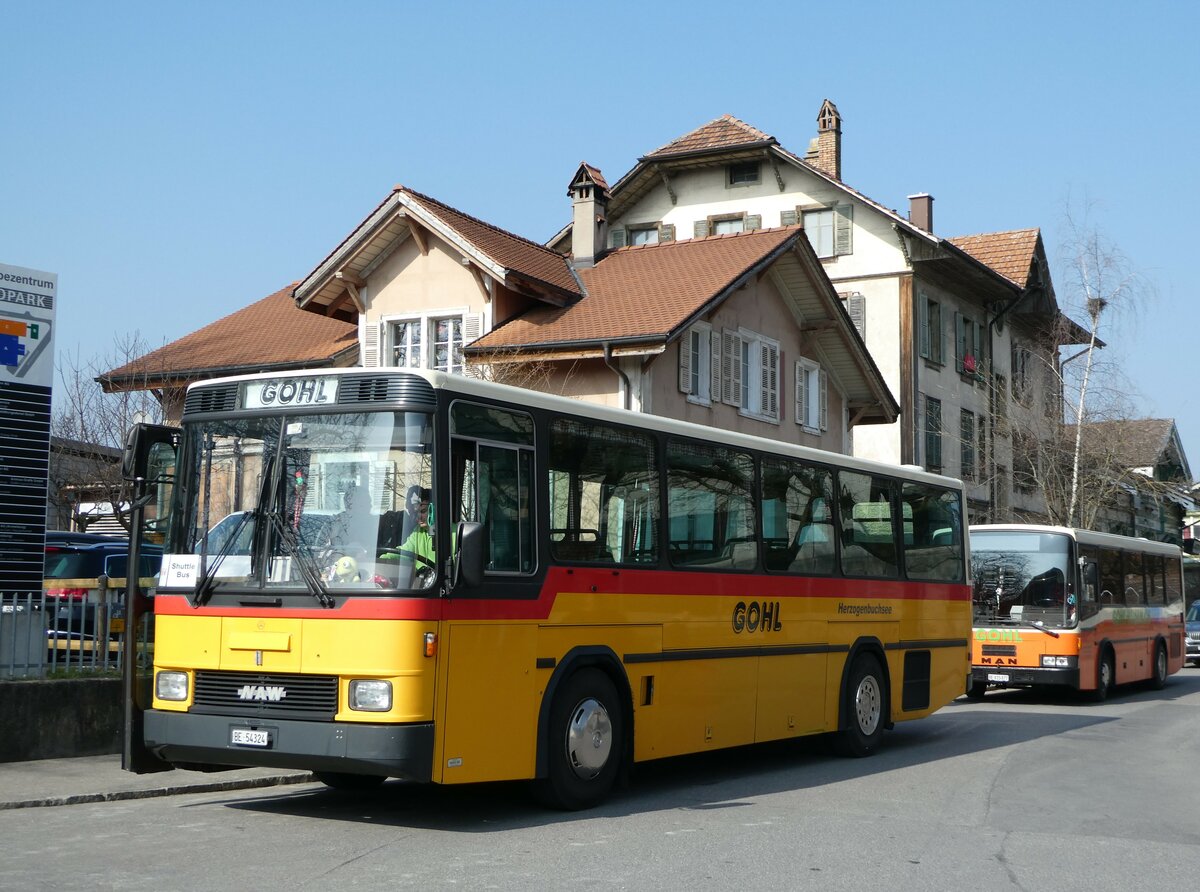 (246'885) - Gohl, Herzogenbuchsee - Nr. 11/BE 54'324 - NAW/Hess (ex Flury, Balm; ex Steiner, Altbüron Nr. 11) am 5. März 2023 in Thun, Expo