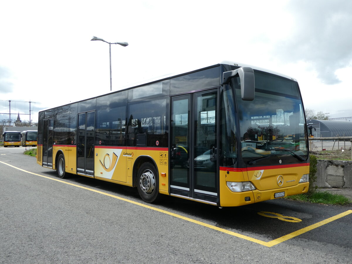 (247'670) - CarPostal Ouest - VD 605'629/PID 5508 - Mercedes (ex JU 61'876; ex Nr. 16) am 25. Mrz 2023 in Yverdon, Garage