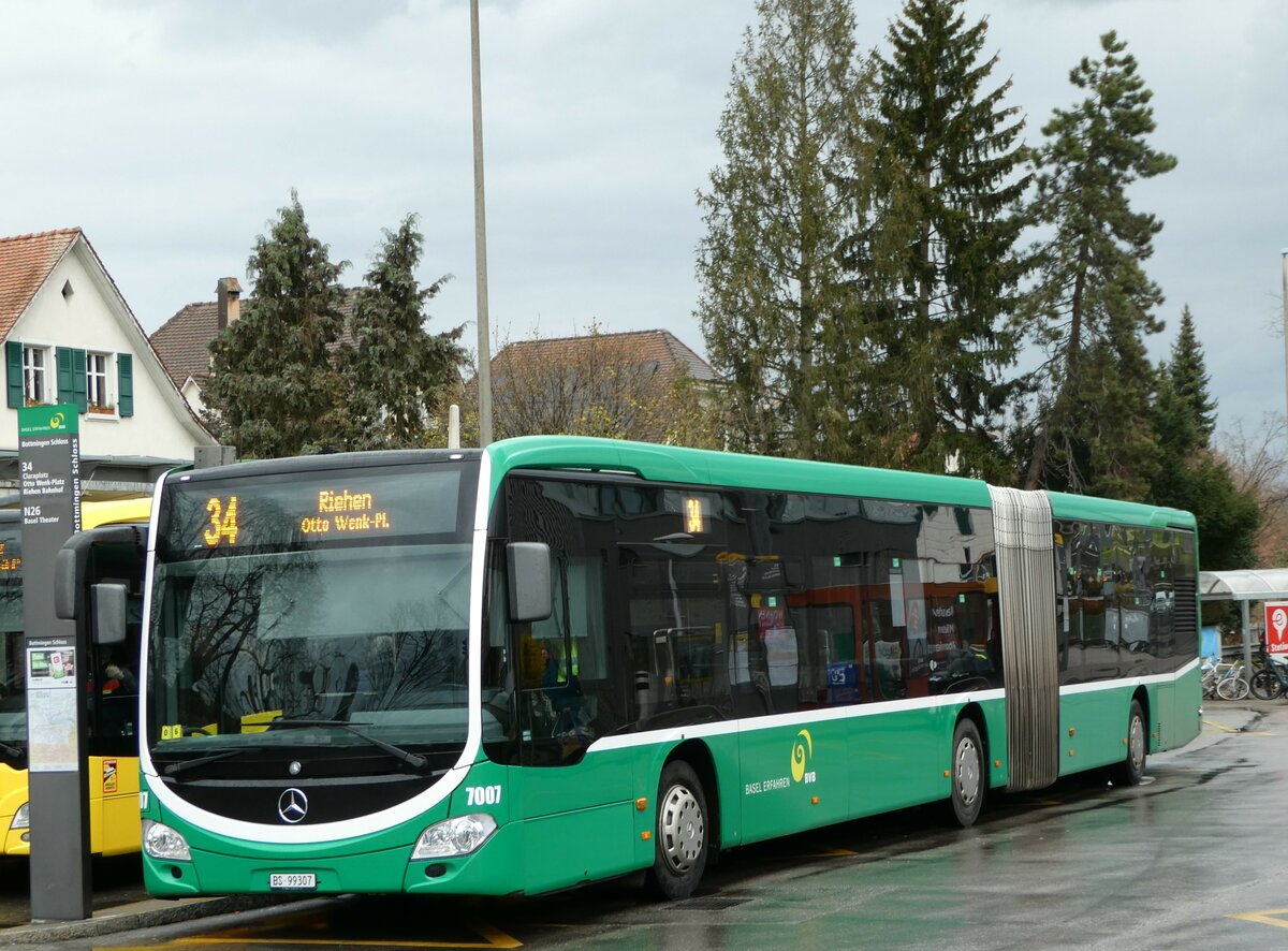 (247'879) - BVB Basel - Nr. 7007/BS 99'307 - Mercedes am 30. Mrz 2023 in Bottmingen, Schloss