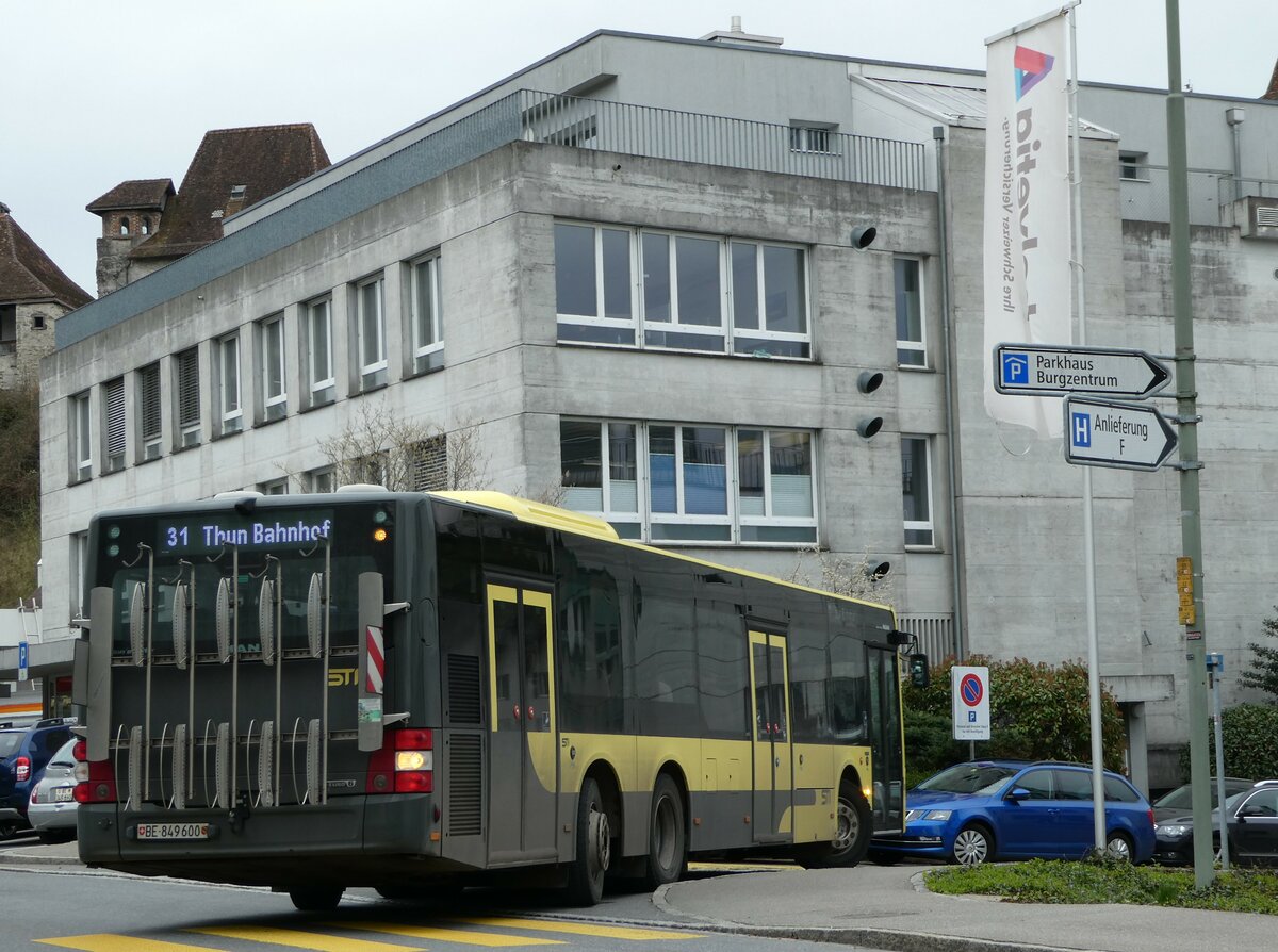 (247'998) - STI Thun - Nr. 600/BE 849'600 - MAN am 3. April 2023 in Thun, Spital