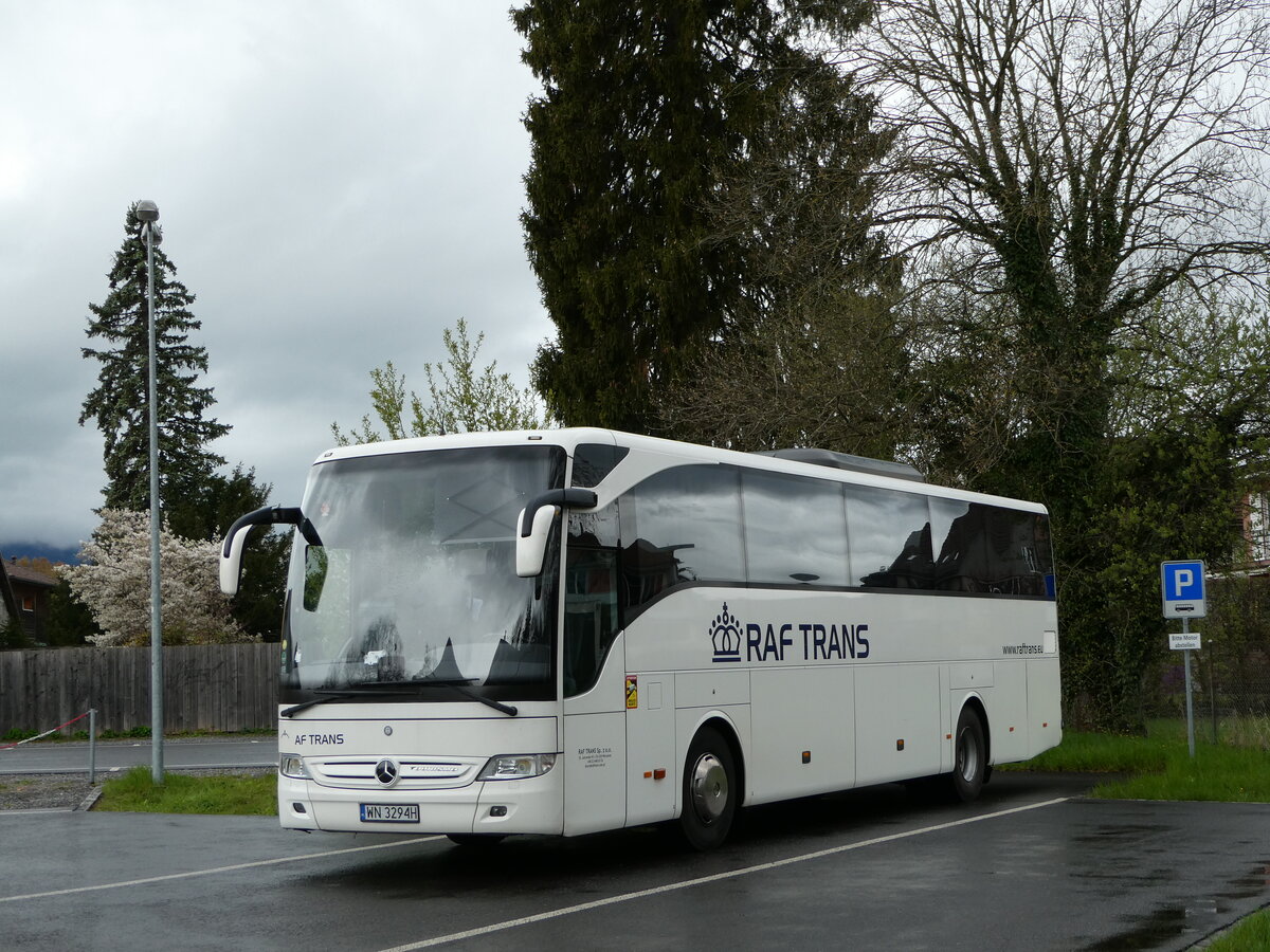 (248'359) - Aus Polen: Raf Trans, Warszawa - WN 3294H - Mercedes am 11. April 2023 in Thun, Scherzligen/Schadau