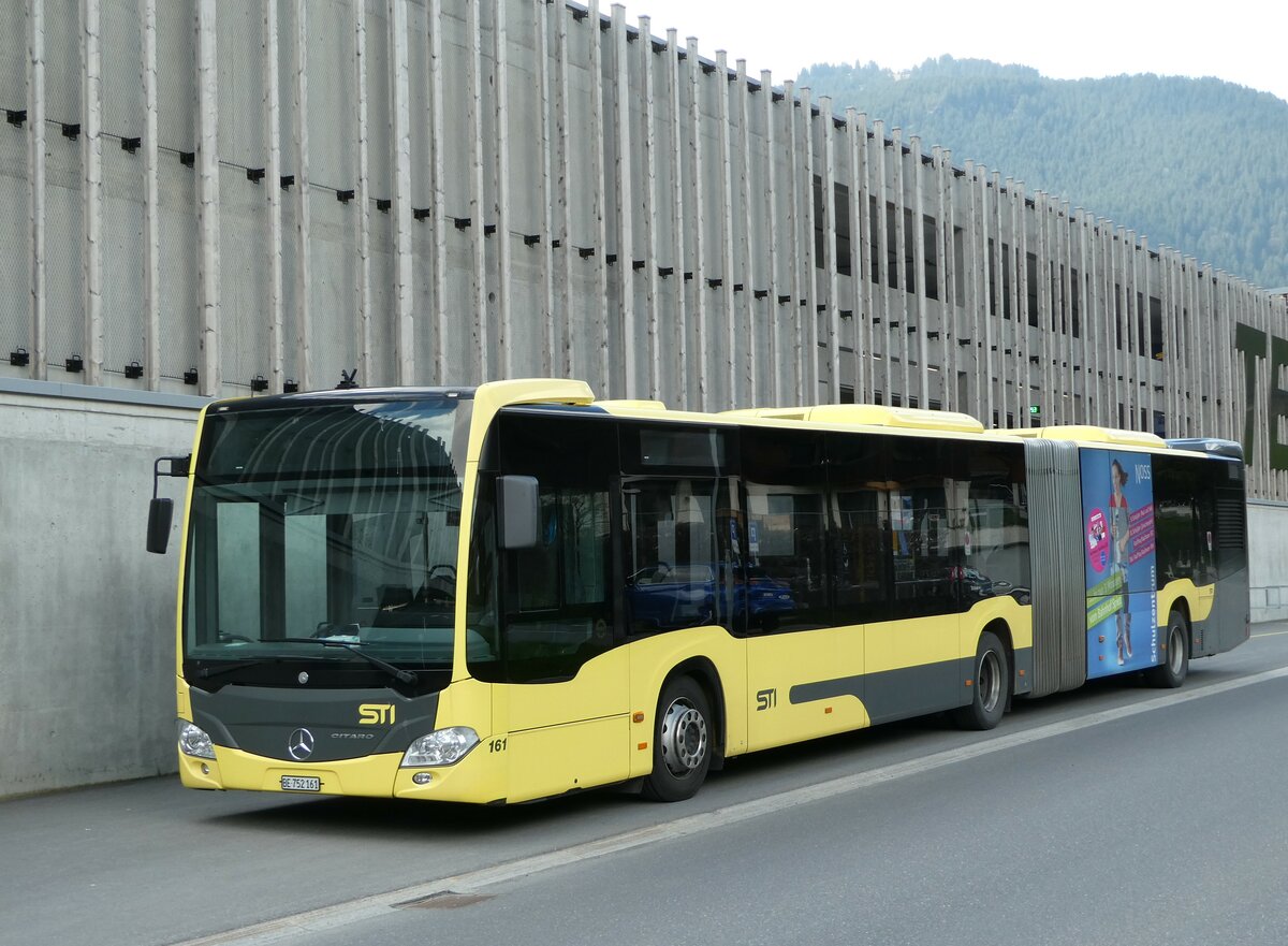 (248'885) - STI Thun - Nr. 161/BE 752'161 - Mercedes am 19. April 2023 in Grindelwald, Terminal