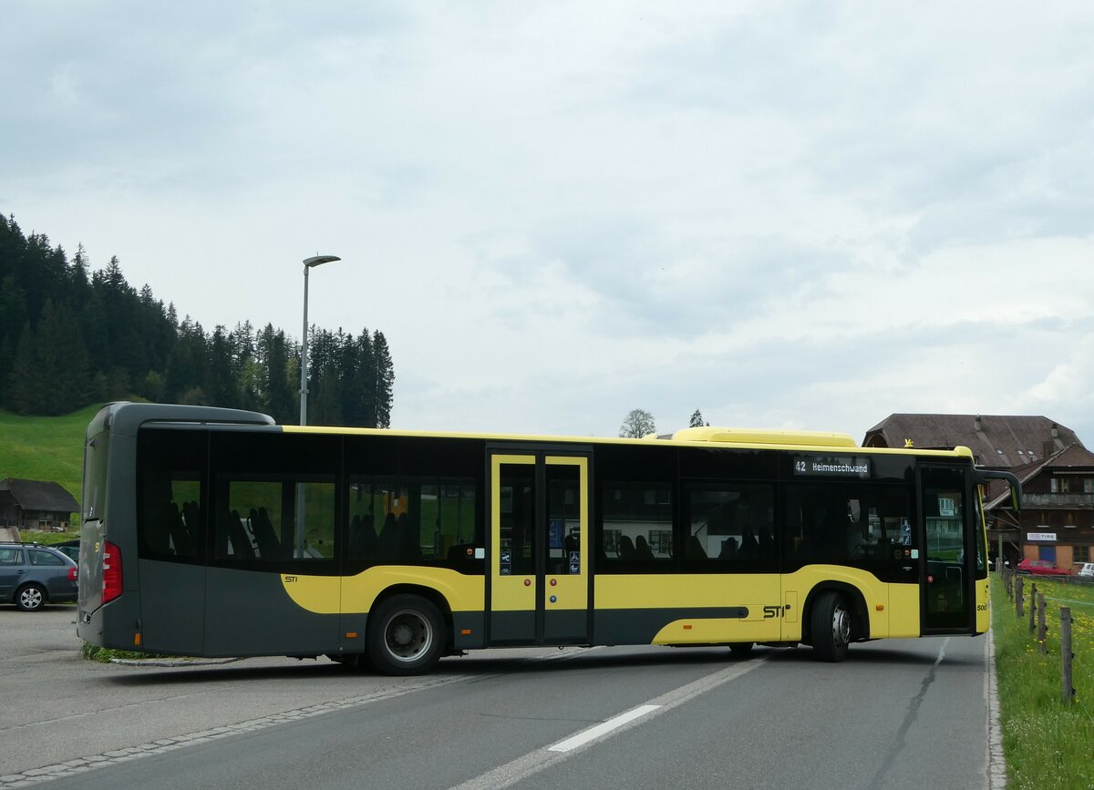 (249'816) - STI Thun - Nr. 500/BE 403'500 - Mercedes am 7. Mai 2023 in Sderen, Oberei