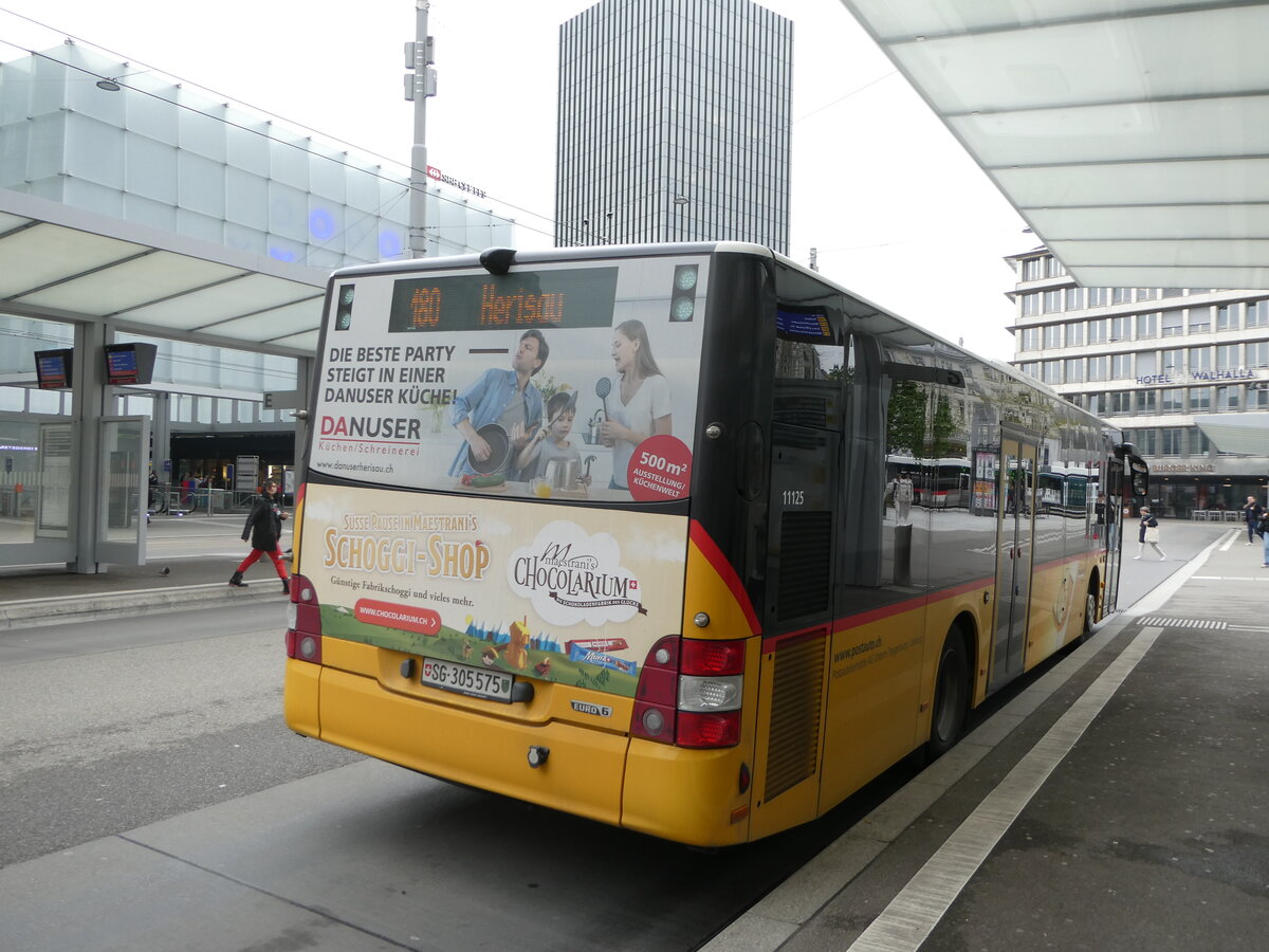 (250'052) - Postautobetriebe Unteres Toggenburg, Ltisburg - SG 305'575/PID 11'125 - MAN am 16. Mai 2023 beim Bahnhof St. Gallen