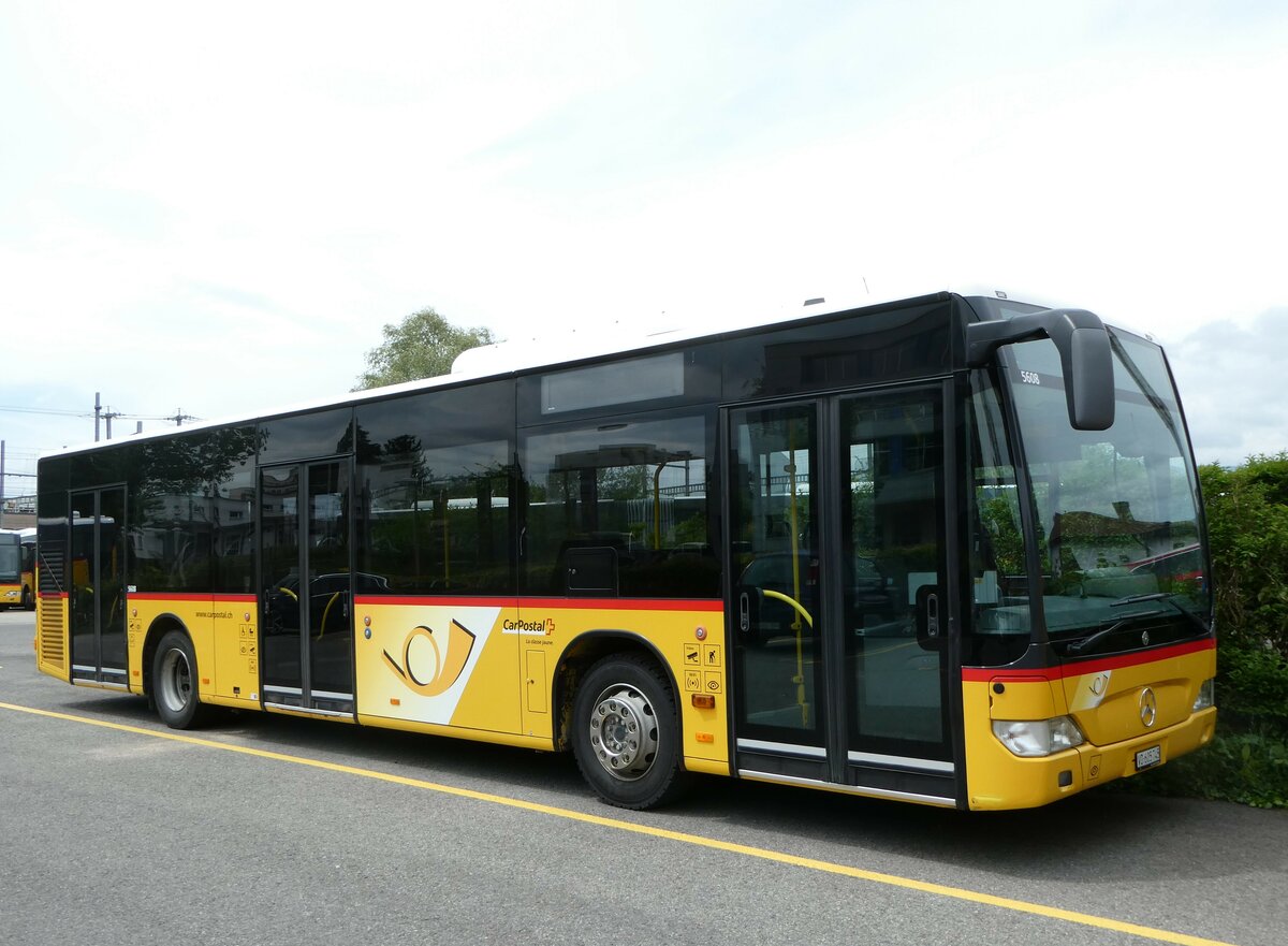 (250'196) - CarPostal Ouest - VD 605'745/PID 5608 - Mercedes (ex JU 65'082; ex Nr. 15) am 18. Mai 2023 in Yverdon, Garage