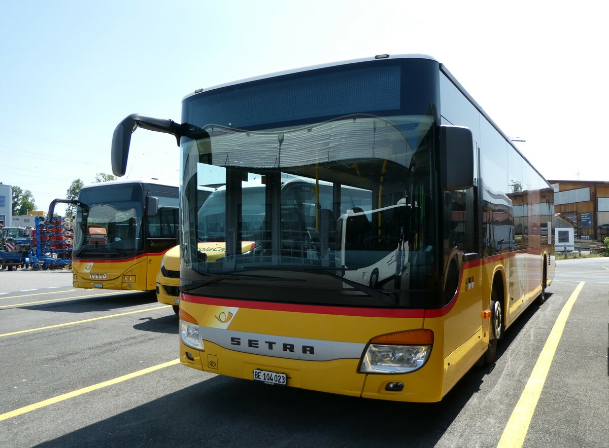 (250'712) - Kbli, Gstaad - BE 104'023/PID 5203 - Setra (ex Nr. 1) am 29. Mai 2023 in Kerzers, Interbus