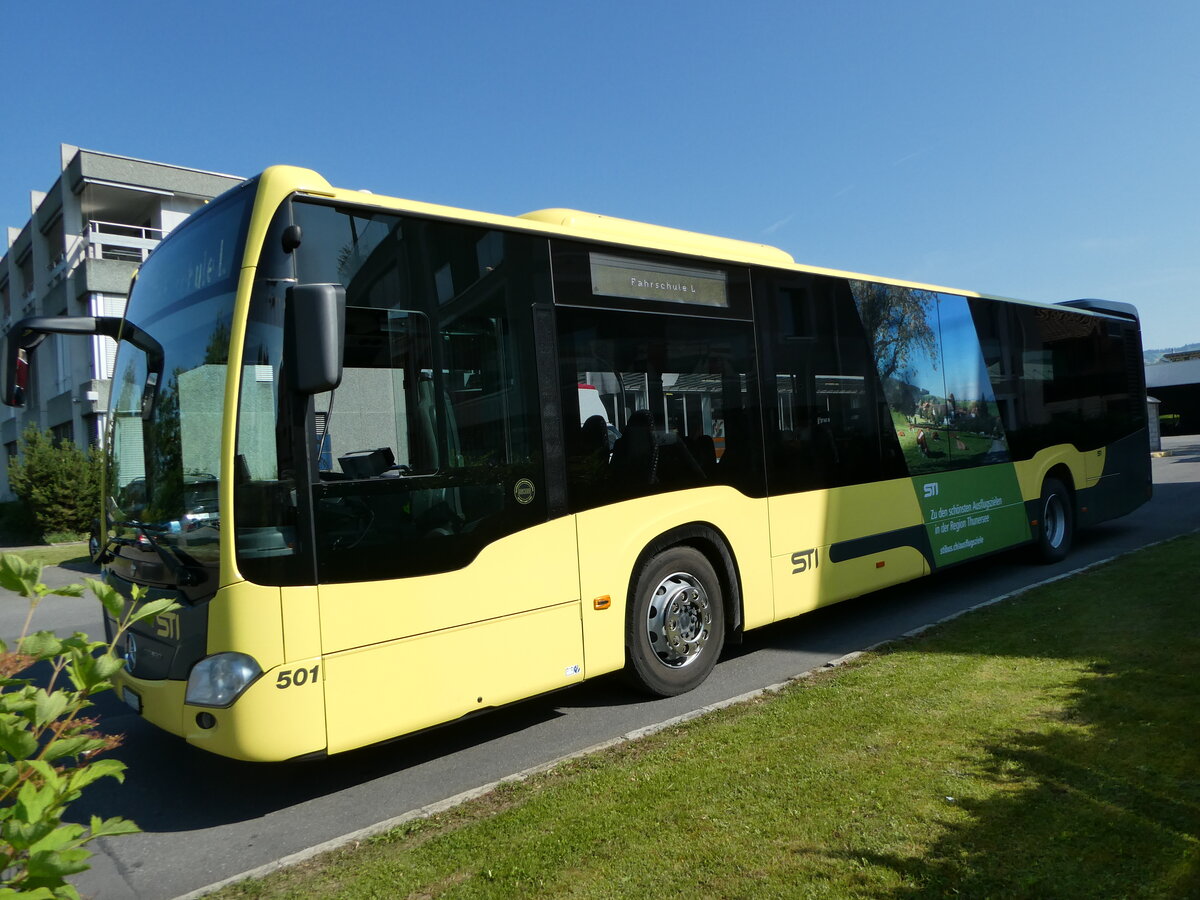 (250'892) - STI Thun - Nr. 501/BE 408'501 - Mercedes am 2. Juni 2023 in Thun, Garage