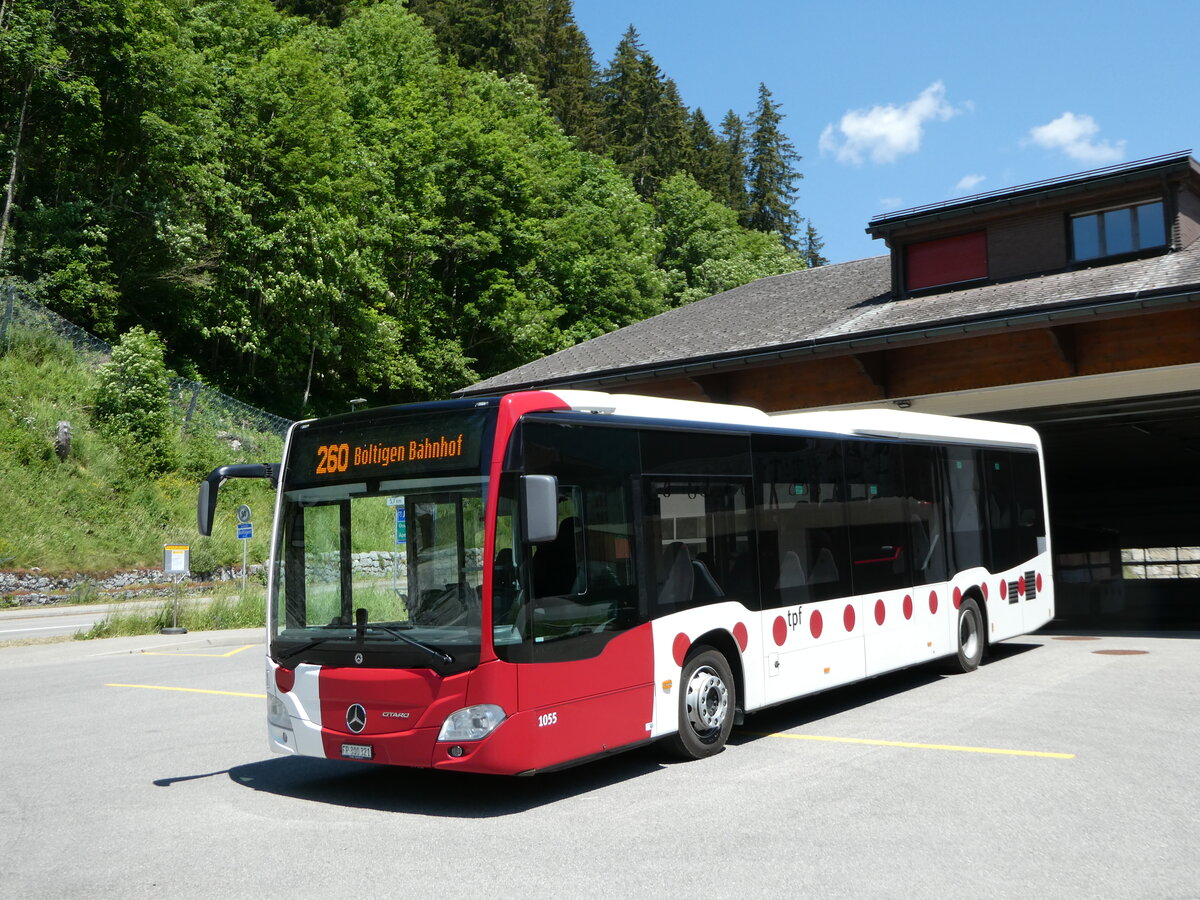 (251'559) - TPF Fribourg - Nr. 1055/FR 300'321 - Mercedes am 15. Juni 2023 in Kappelboden, Garage