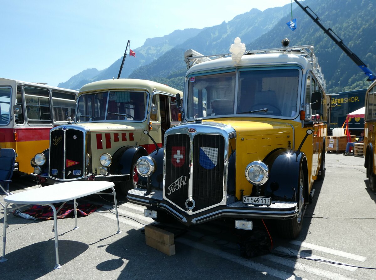 (251'923) - Frei, Fehraltdorf - ZH 549'117 - FBW/R&J (ex Bucheli, Kriens Nr. 15) am 24. Juni 2023 in Interlaken, Flugplatz