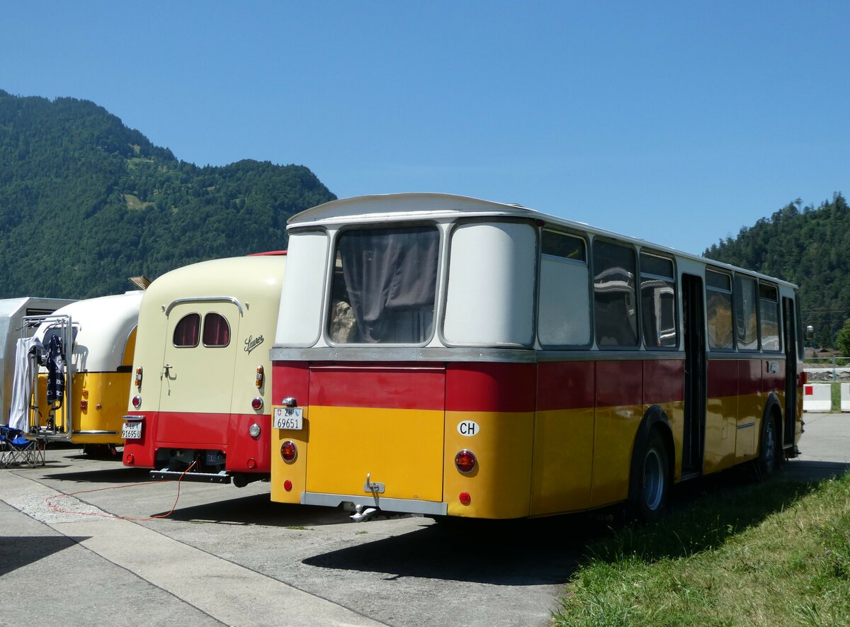 (251'978) - Trb, Oberrieden - Nr. 12/ZH 69'651 - FBW/R&J (ex Ryffel, Uster Nr. 12) am 24. Juni 2023 in Interlaken, Flugplatz