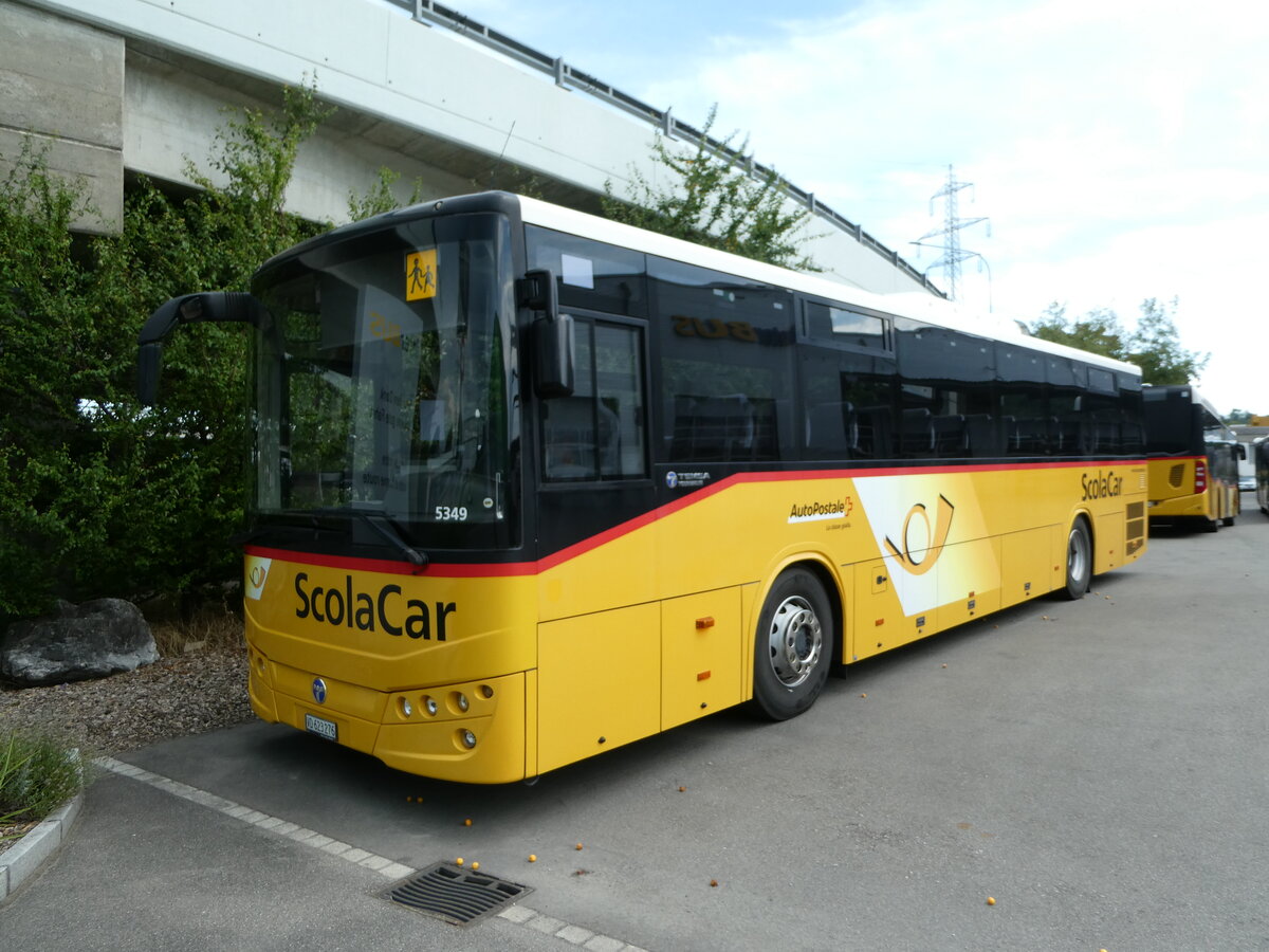 (253'778) - CarPostal Ouest - VD 623'276/PID 5349 - Temsa (ex Autopostale, Mendrisio; ex AutoPostale Ticino) am 13. August 2023 in Kerzers, Interbus