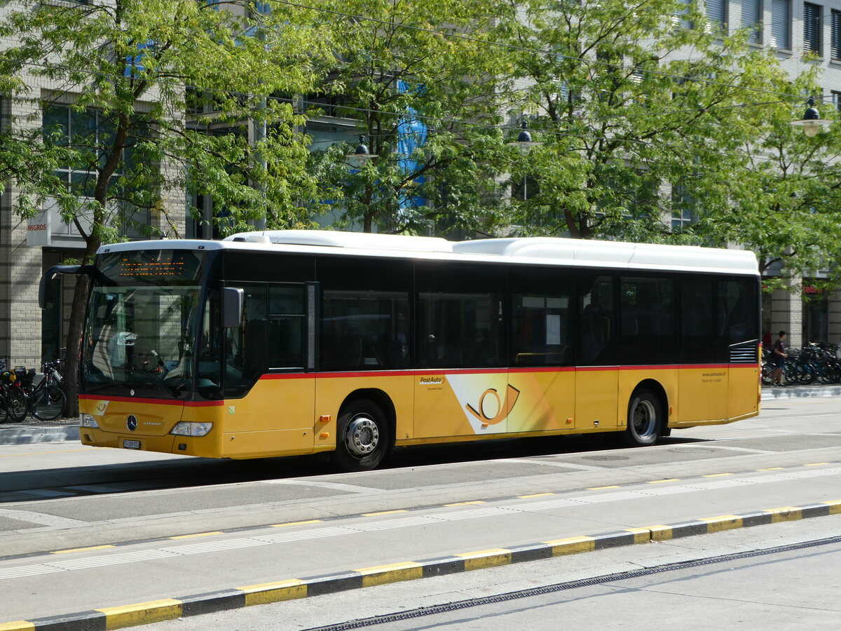 (253'879) - Rattin, Schlatt - TG 209'553/PID 4539 - Mercedes (ex Harz, D-Saarbrcken; ex PostAuto Bern; ex AVG Meiringen Nr. 71) am 18. August 2023 beim Bahnhof Frauenfeld