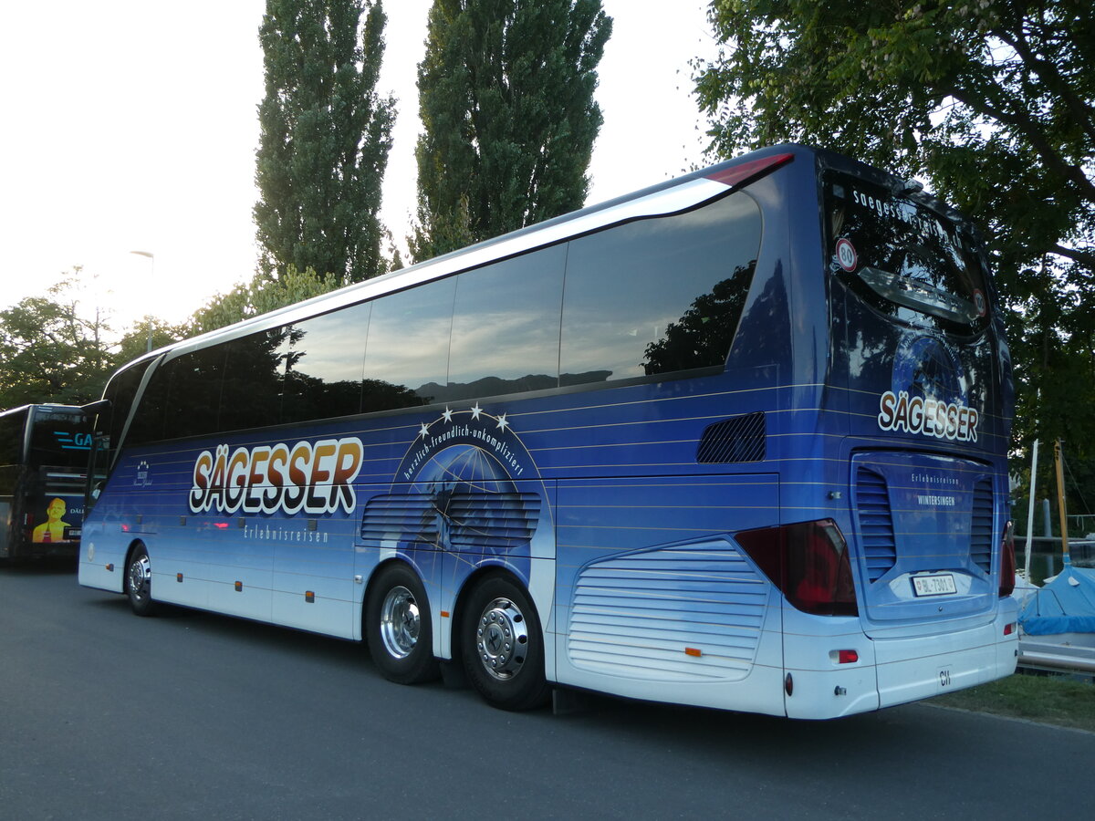 (253'887) - Sgesser, Wintersingen - Nr. 4/BL 7301 - Setra am 18. August 2023 in Thun, Strandbad