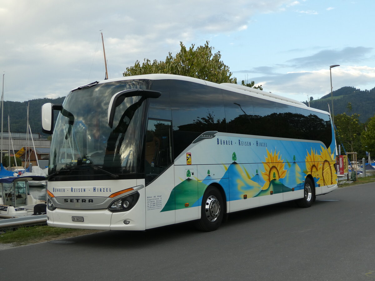 (254'059) - Bhrer, Hirzel - ZH 66'137 - Setra am 19. August 2023 in Thun, Strandbad