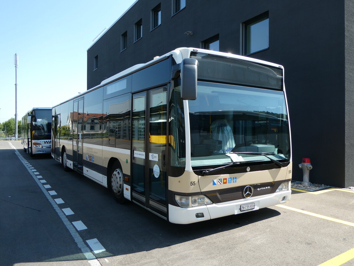 (254'091) - AZZK Zollikon - Nr. 55/ZH 735'555 - Mercedes am 21. August 2023 in Winterthur, EvoBus