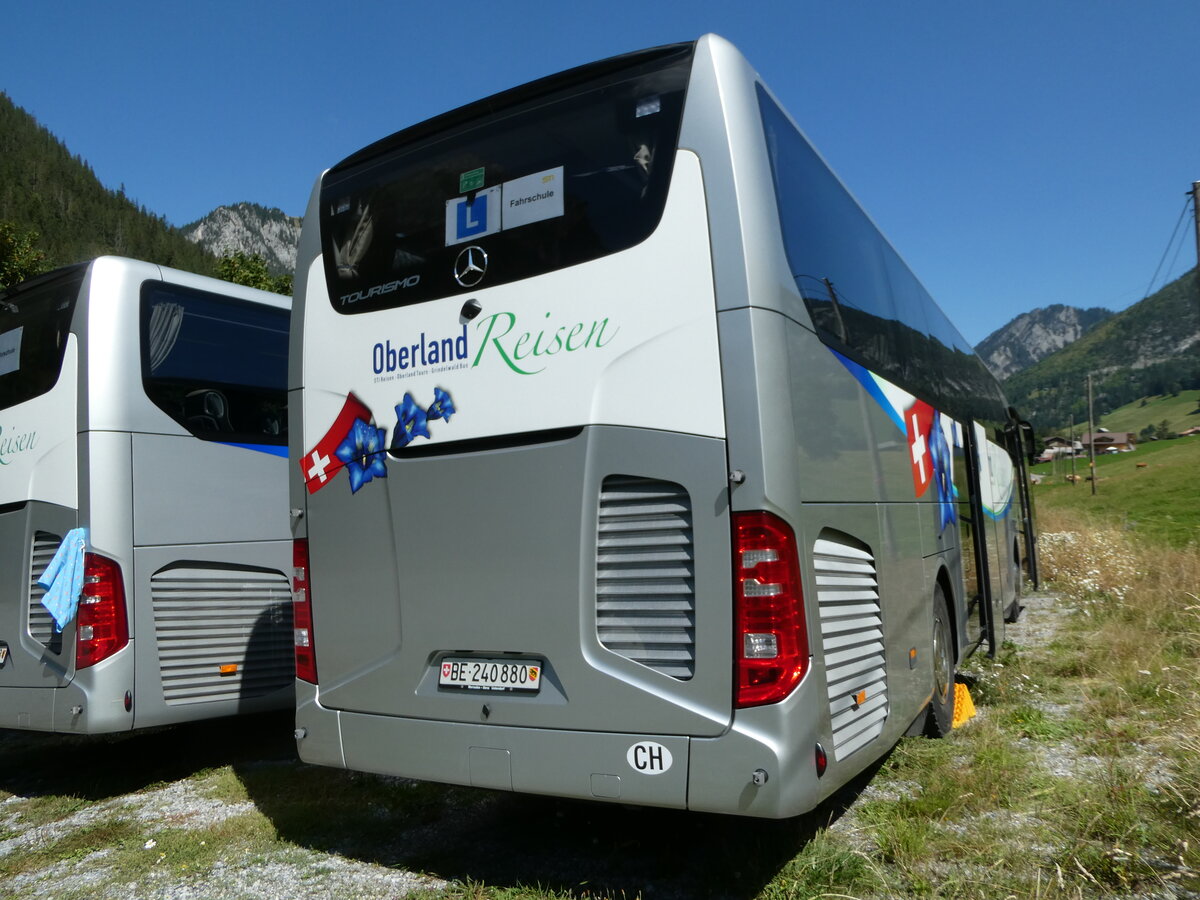 (254'138) - Oberland Reisen, Thun - Nr. 46/BE 240'880 - Mercedes am 22. August 2023 auf der Grimmialp