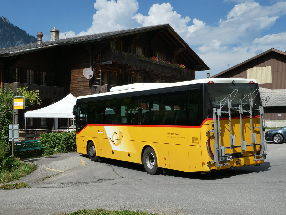 (254'155) - Spring, Schwenden - BE 368'914/PID 10'313 - Iveco am 22. August 2023 in Grimmialp, Hotel Spillgerten