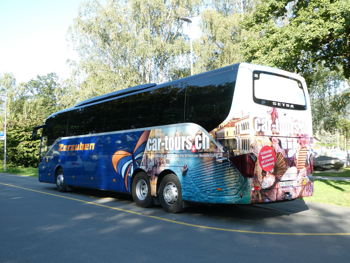 (255'632) - Zerzuben, Visp-Eyholz - Nr. 3/VS 30'060 - Setra am 27. September 2023 in Thun, Lachen