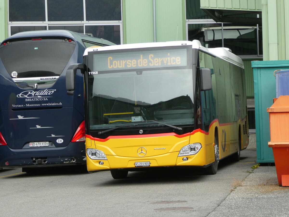 (257'047) - Buchard, Leytron - VS 291'905/PID 11'968 - Mercedes am 16. November 2023 in Leytron, Garage